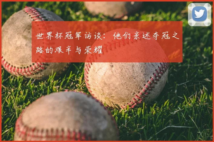 世界杯冠军访谈：他们亲述夺冠之路的艰辛与荣耀